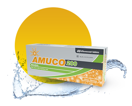 a box of amuco 200 phlegm medicine